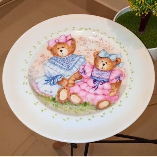 Plato infantil Modelo:Ositas Coquetas