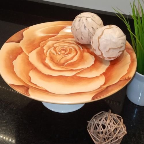 Plato decorativo Modelo : My Rose