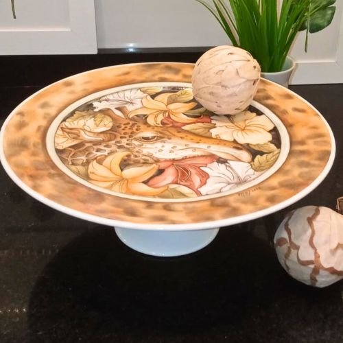 Plato decorativo Modelo : Jirafa Love