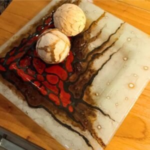 Plato decorativo en Vitrofusion Juma