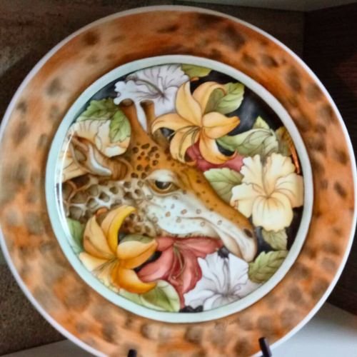 Plato decorativo Modelo : Jirafa Love - Imagen 2