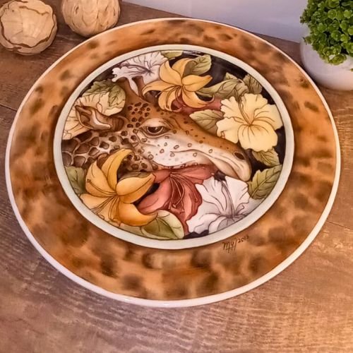 Plato decorativo Modelo : Jirafa Love - Imagen 4