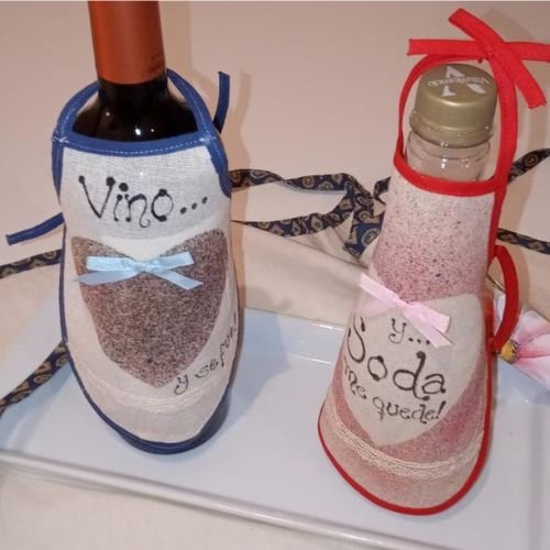 Delantales pequeños Vino y la Soda