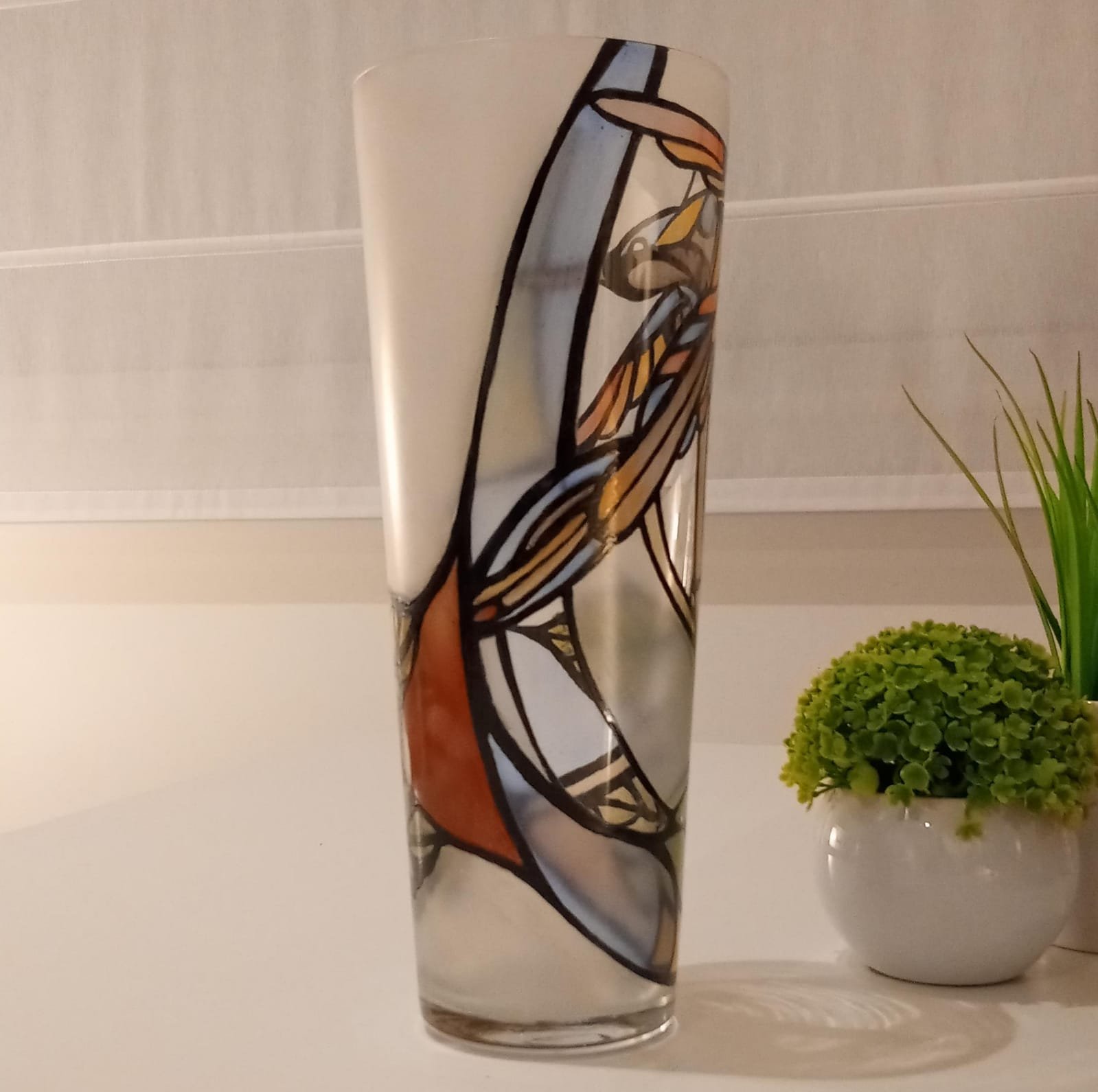 Jarrón Decorativo de Cristal Modelo: Picaflor - Imagen 4