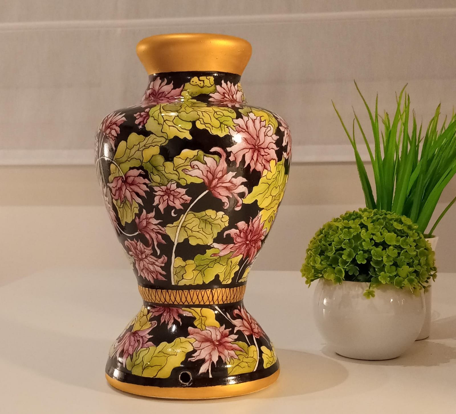 Base para Velador o Lámpara de mesa. Estilo Oriental - Imagen 2