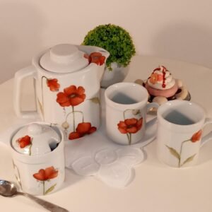 *Juego completo de Café " Reina Amapola "
