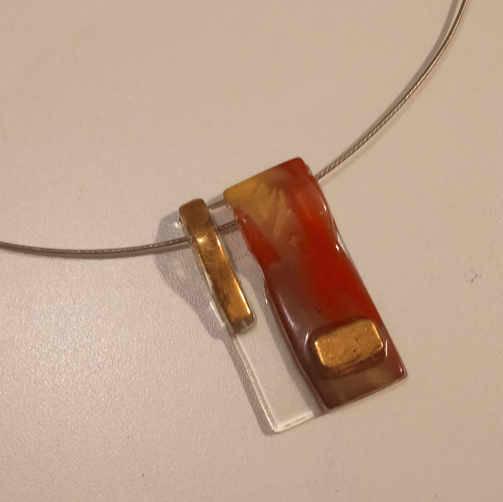 Gargantilla "Red gold"