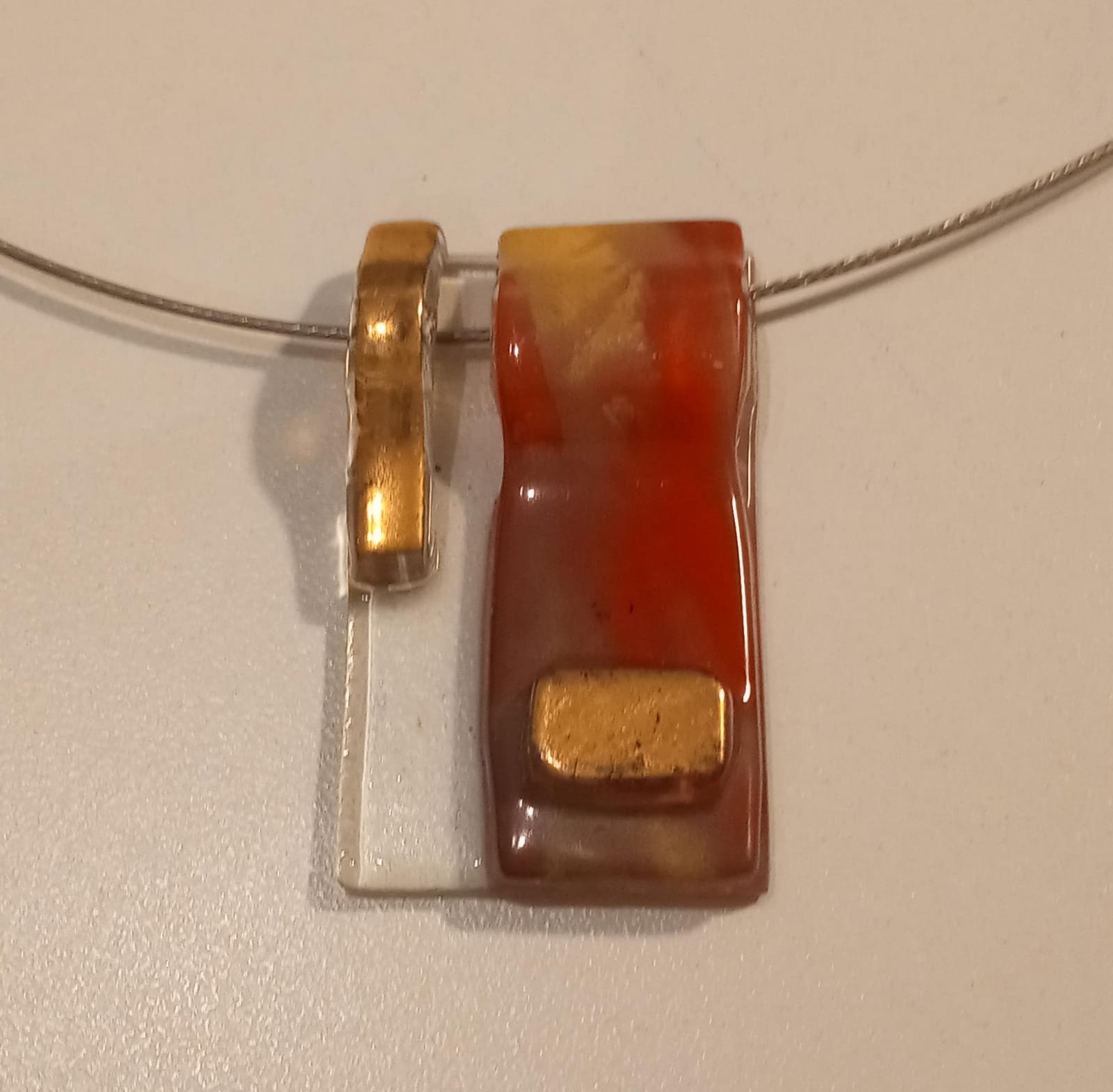 Gargantilla "Red gold" - Imagen 3