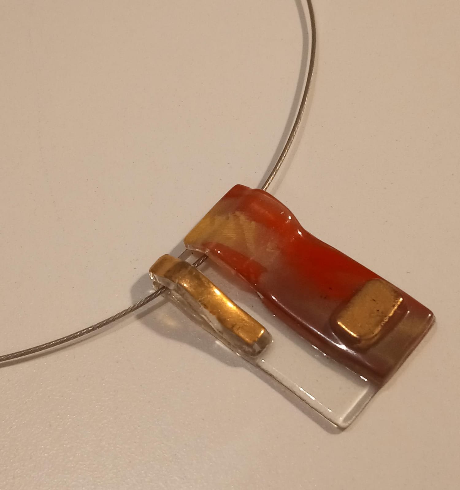 Gargantilla "Red gold" - Imagen 5