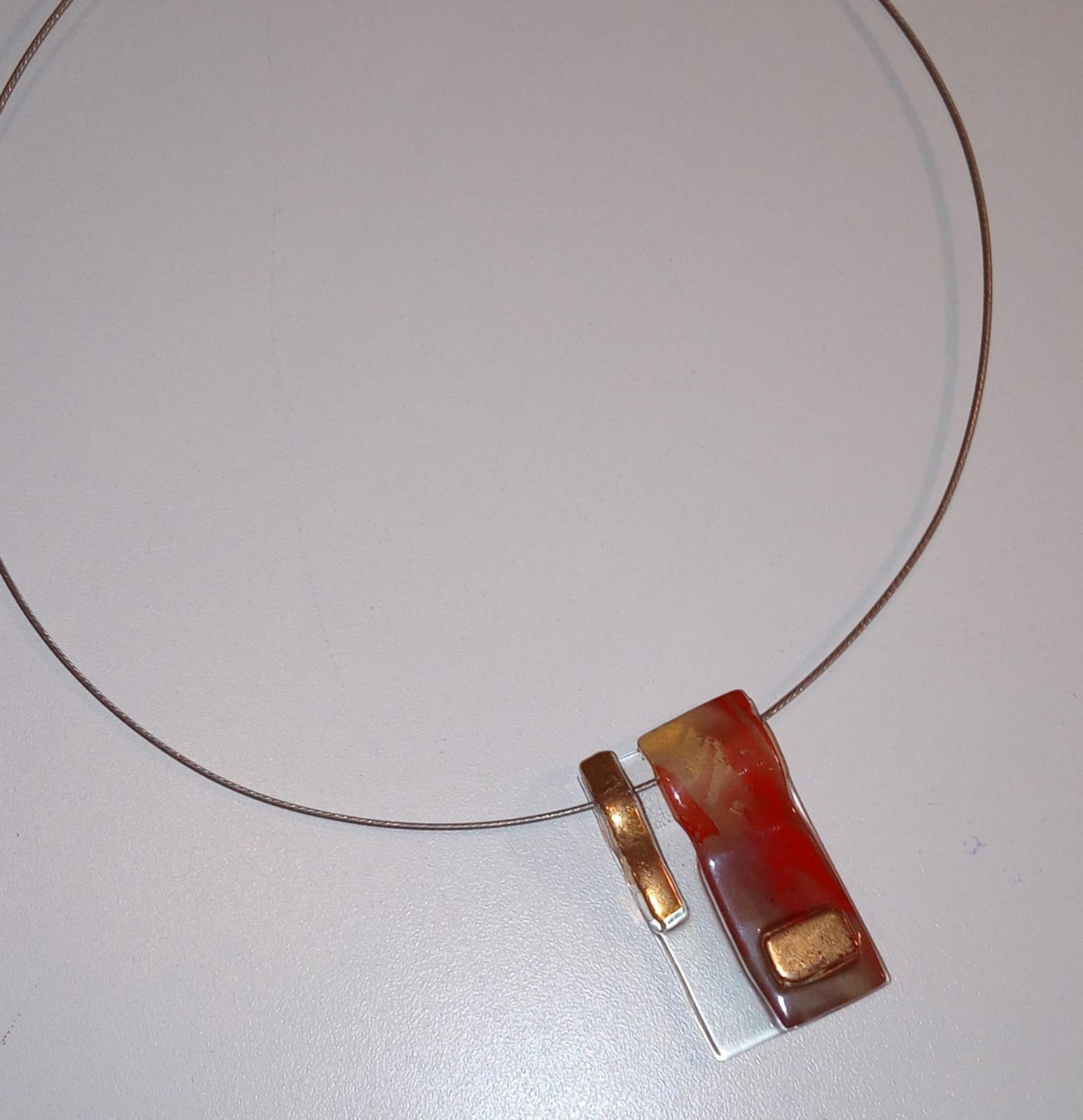 Gargantilla "Red gold" - Imagen 4