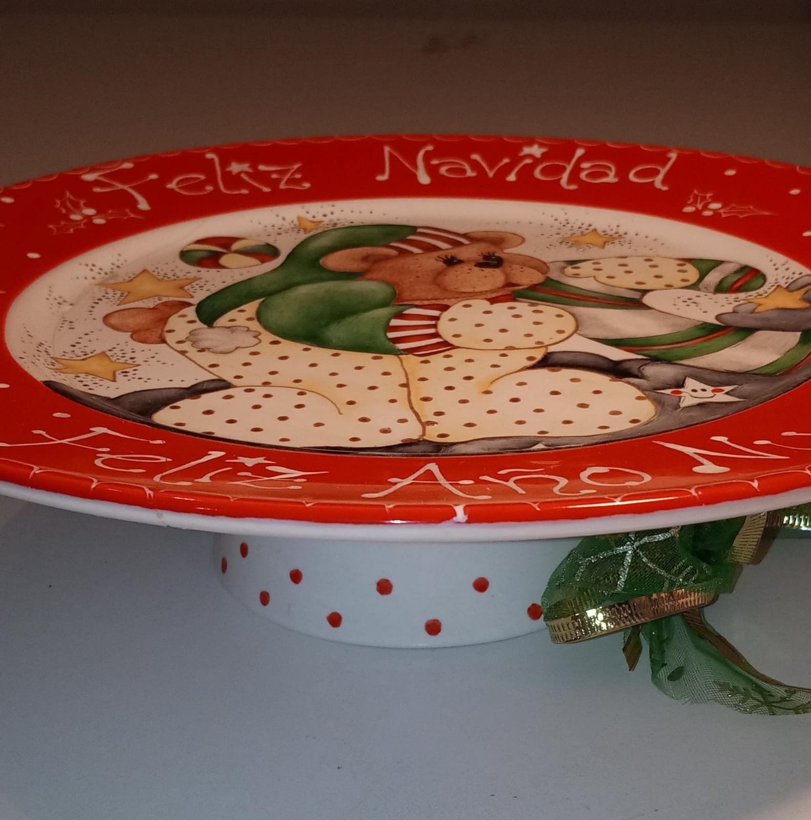Plato Navideño " Osito Navideño " - Imagen 4